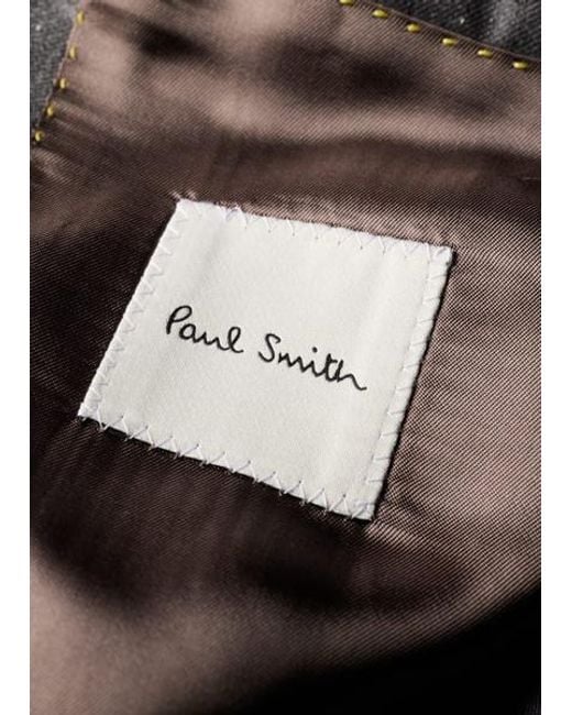 Paul Smith Gray Oversized Pin-Dot Wool Double-Breasted Blazer for men