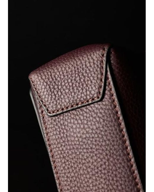 Paul Smith Purple Leather Cross Body Bag