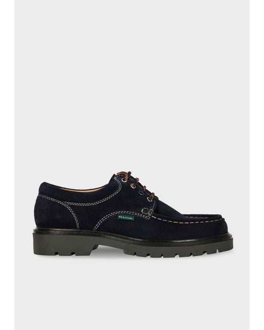 Paul Smith Black Suede 'Rooster' Shoes for men