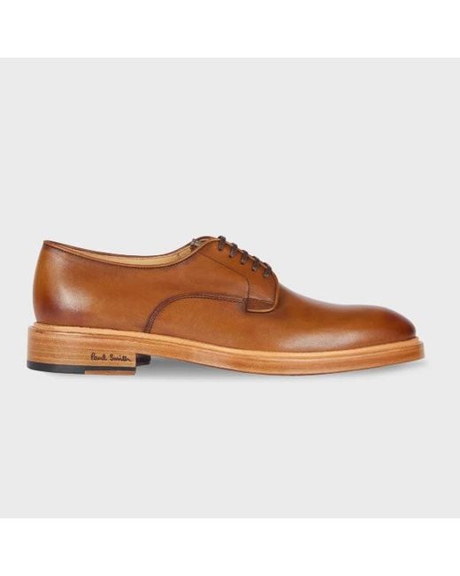 Paul Smith Brown Tan Leather 'Magnum' Shoes for men