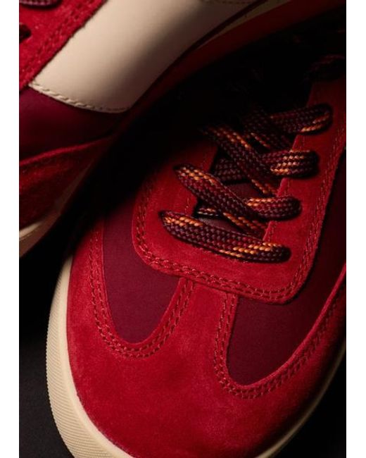 Paul Smith Red 'Dover' Trainers for men