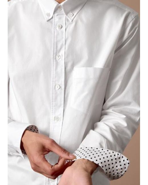 Paul Smith White Oxford Cotton Shirt for men