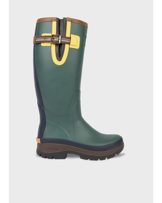 Paul Smith Green Loves Barbour for men