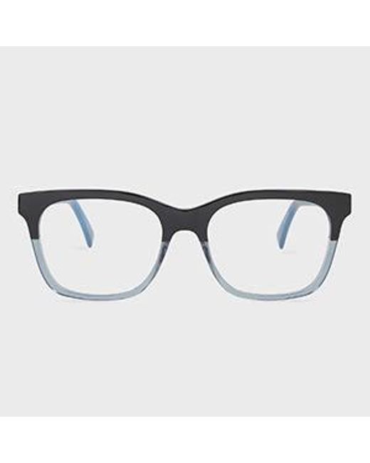 Paul Smith Multicolor Transparent 'Madron' Clip-On Spectacles