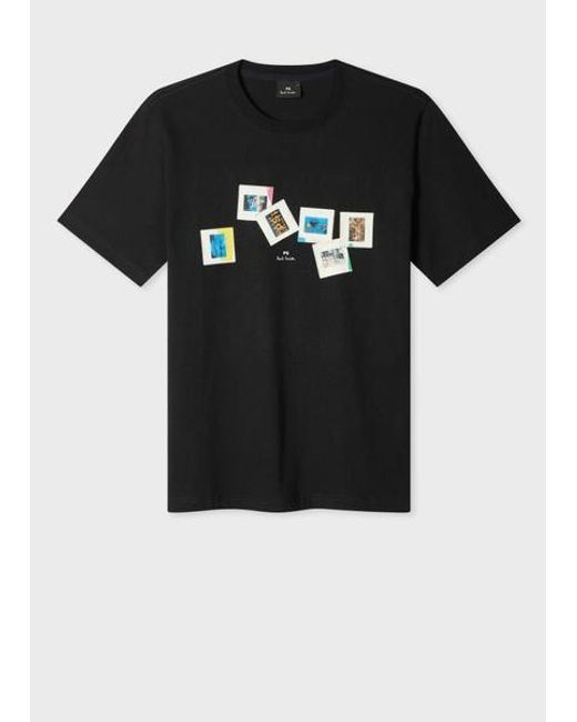 Paul Smith Black 'Slides' T-Shirt for men