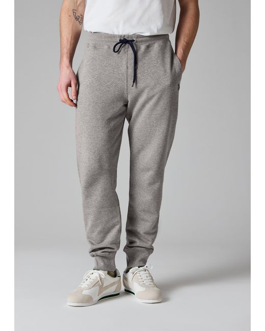 Paul Smith Gray Tapered-Fit Zebra Logo Cotton Sweatpants for men