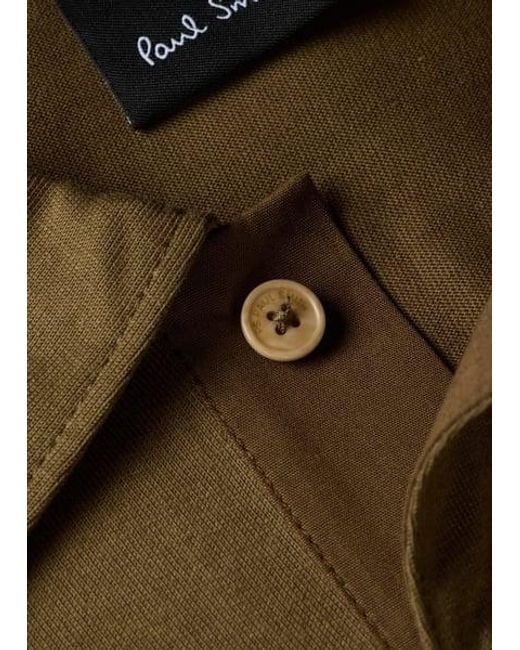 Paul Smith Green Cotton Polo Shirt for men