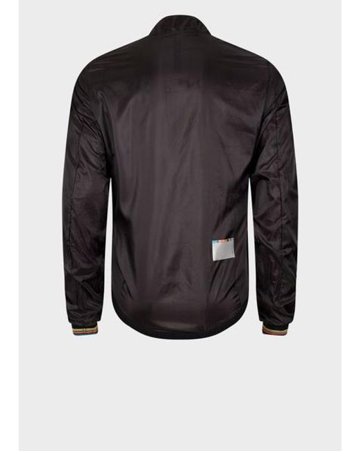 Paul Smith Black Packable Cycling Wind Jacket for men