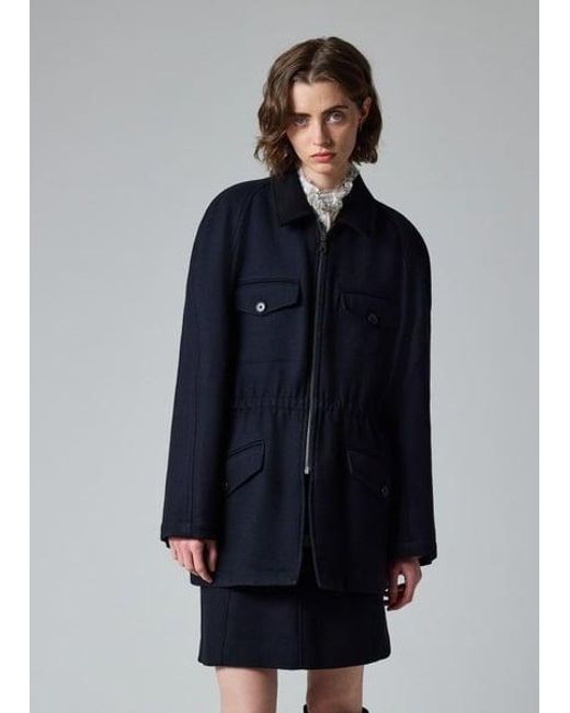 Paul Smith Blue Wool Field Jacket