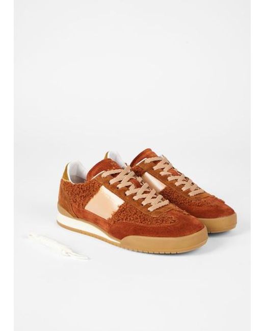Paul Smith Brown Burnt 'Dover' Trainers