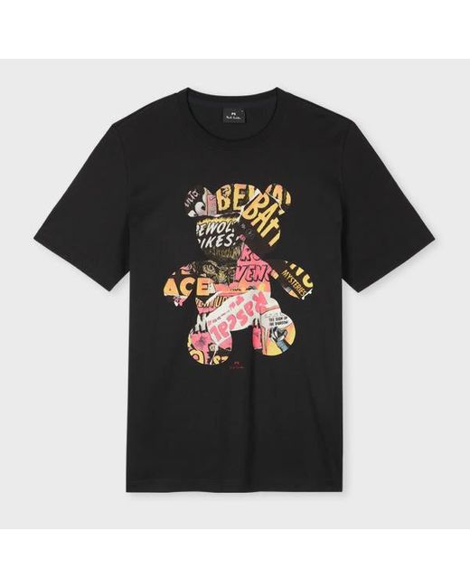 すぐ届く【Paul Smith】\"Collaged Bear\" Tシャツ Paul Smith｜バイカラーロゴ Tシャツ | Rakuten Fashion(楽天