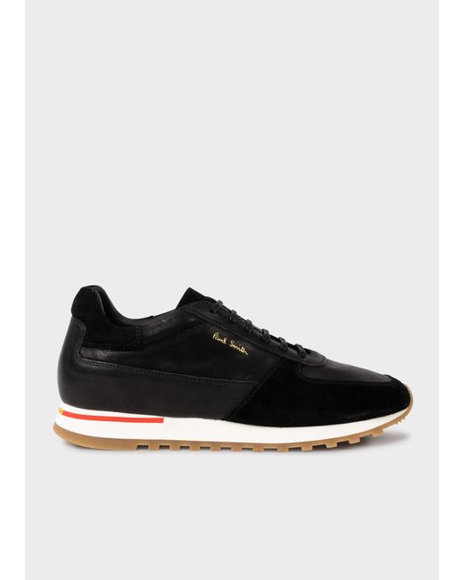 Paul Smith Black Eco Leather 'velo' Trainers | Lyst