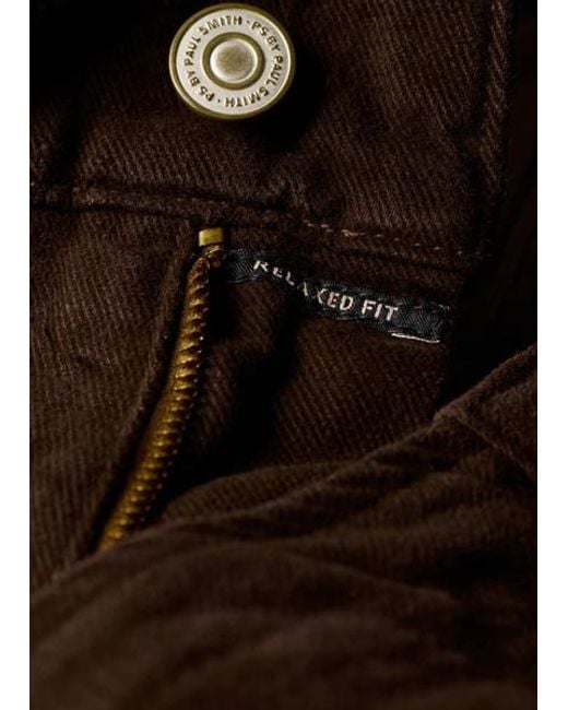 Paul Smith Brown Relaxed-Fit Cotton Jeans for men
