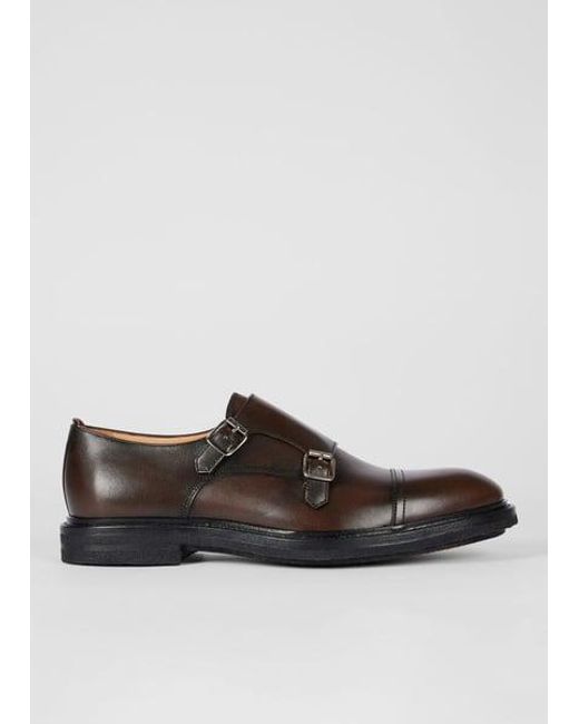 Paul Smith Brown 'Temple' Shoes for men