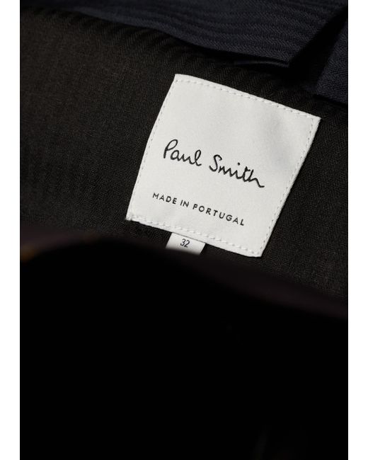 Paul Smith Black Aubergine Wool Check Pleated Shorts for men