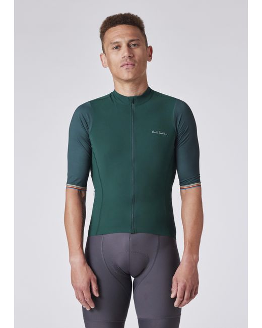 Paul Smith Green Cycling Jersey for men