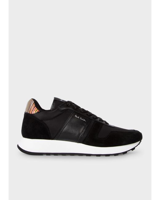 Paul Smith Black 'eighties' Trainers for Men | Lyst