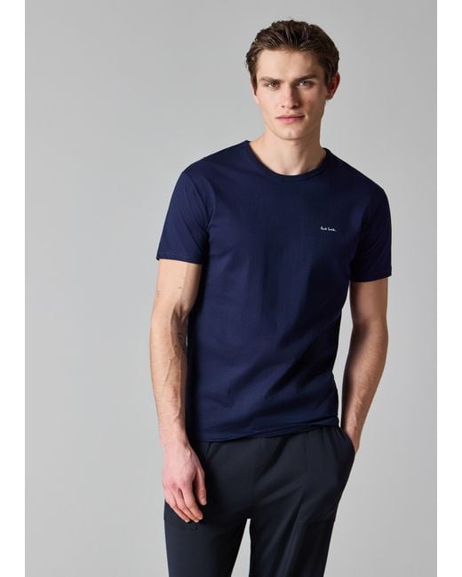 Paul Smith Blue Men T Shirt 3 Pack for men