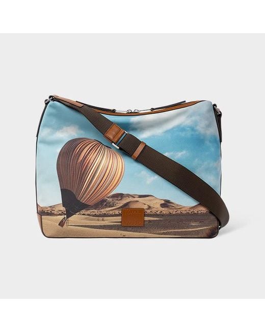 Paul Smith Signature Stripe Balloon Print Cross Body Bag in Blue for Men Lyst