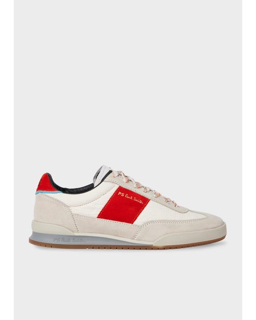 Paul Smith Red And 'Dover' Trainers for men