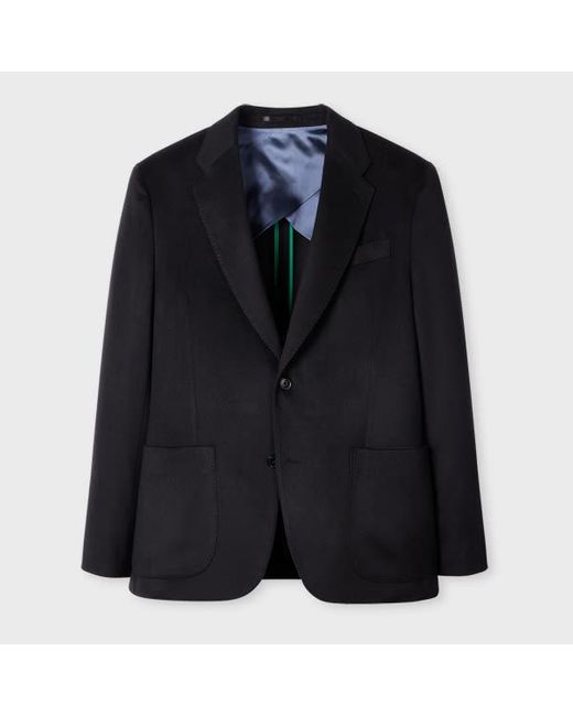 Paul Smith Blue Cashmere Two-Button Blazer for men