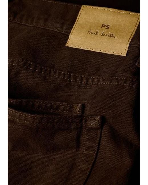 Paul Smith Brown Relaxed-Fit Cotton Jeans for men