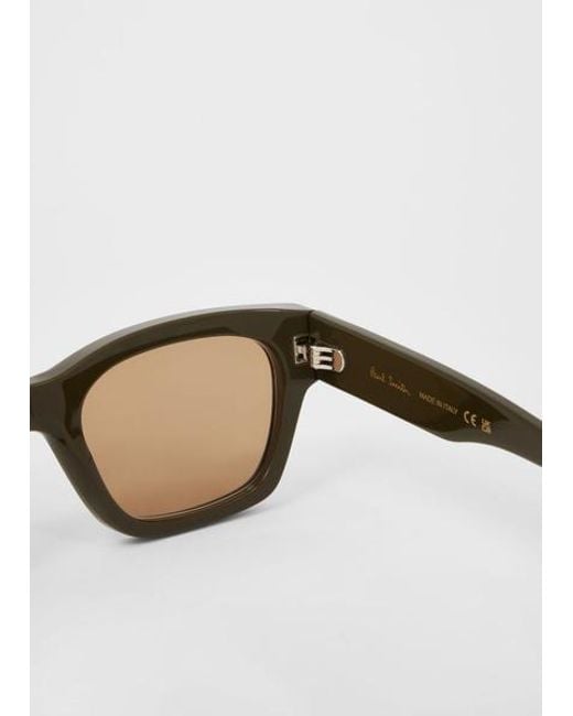 Paul Smith Natural 'Loxham' Sunglasses