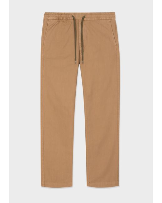 PS by Paul Smith Natural Tan 'broad Stripe Zebra' Trousers Black for men