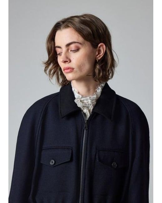 Paul Smith Blue Wool Field Jacket