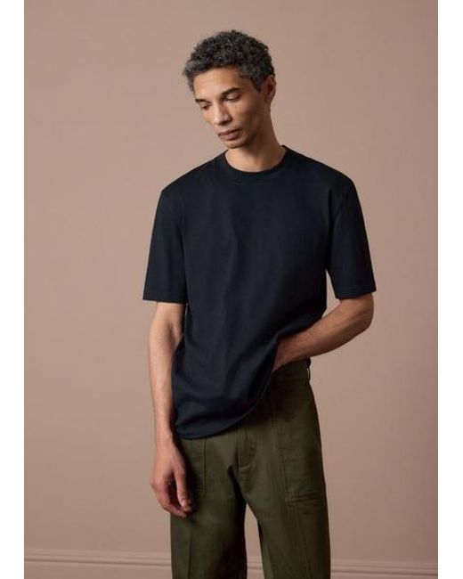 Paul Smith Blue Heavy Weight Cotton T-Shirt for men