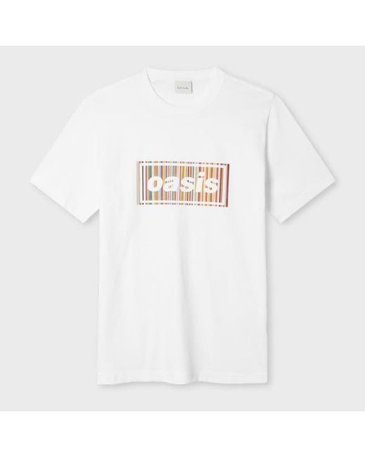 Paul Smith White X Oasis for men