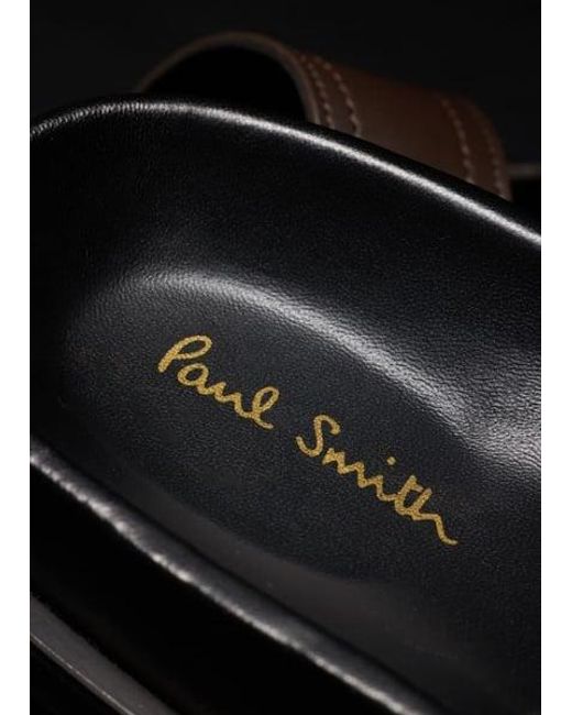 Paul Smith White Dark 'Malfa' Sandals for men