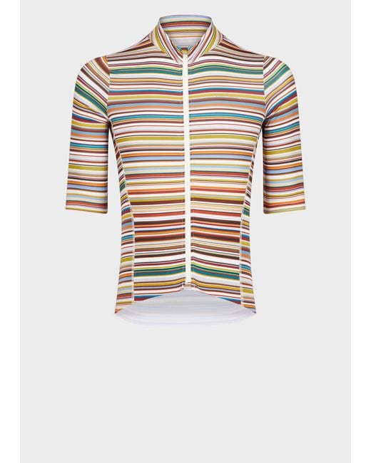 Paul Smith Multicolor 'Signature Stripe' Cycling Jersey for men