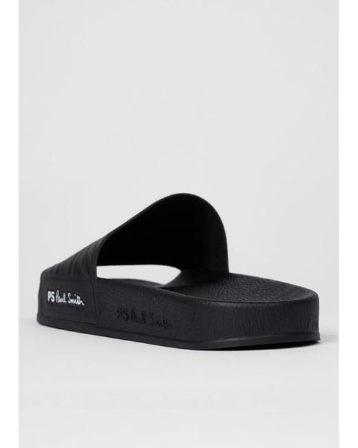 Paul Smith Black Zebra 'Zed' Slides for men