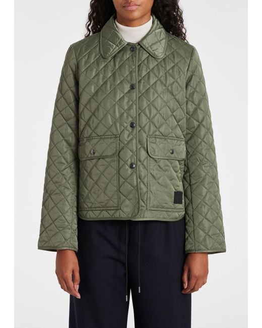 Paul Smith Green Womens Quilted Jacket