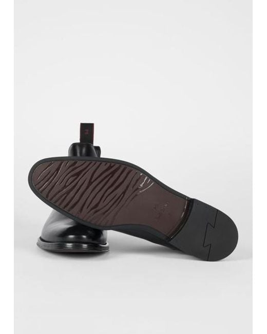 Paul Smith Black Leather 'Augustus' Boots for men