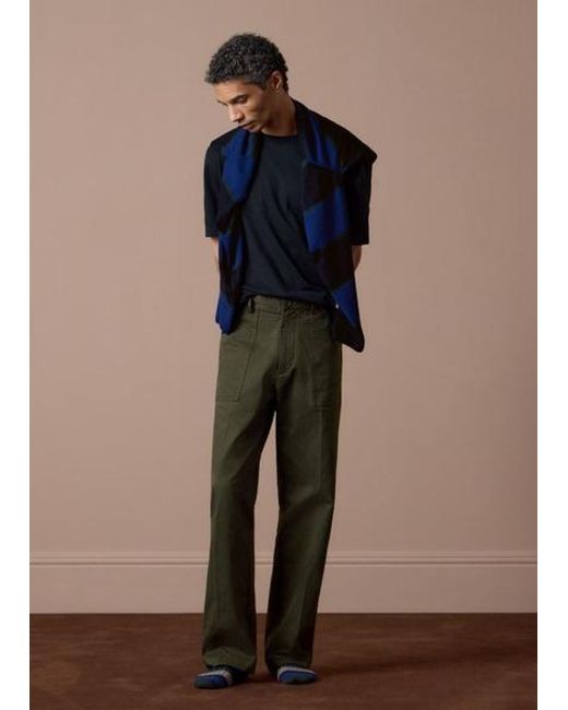 Paul Smith Blue Heavy Weight Cotton T-Shirt for men