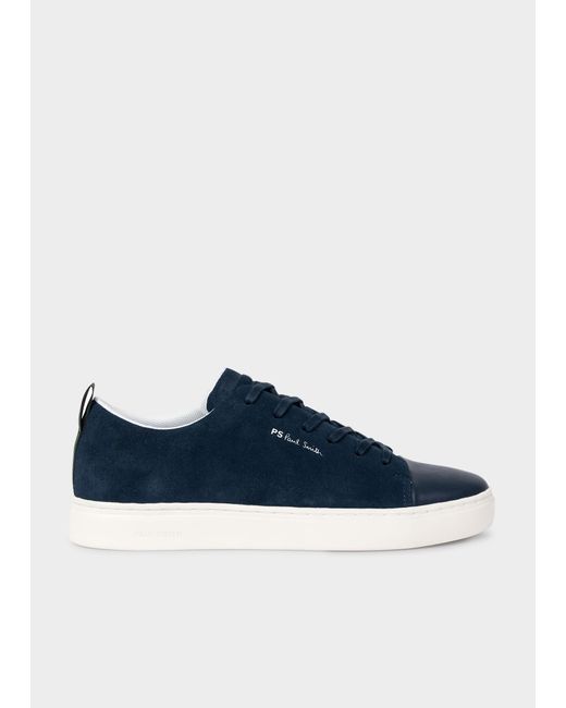 PS by Paul Smith Blue Mens Shoe Lee Navy Suede for men