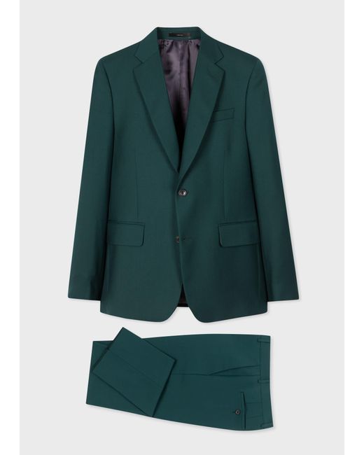 Paul Smith The Brierley - Dark Green Wool 'a Suit To Travel In' for men