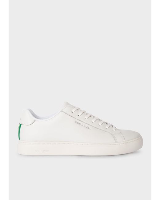 Paul Smith Natural Mens Shoe Rex White Tape for men