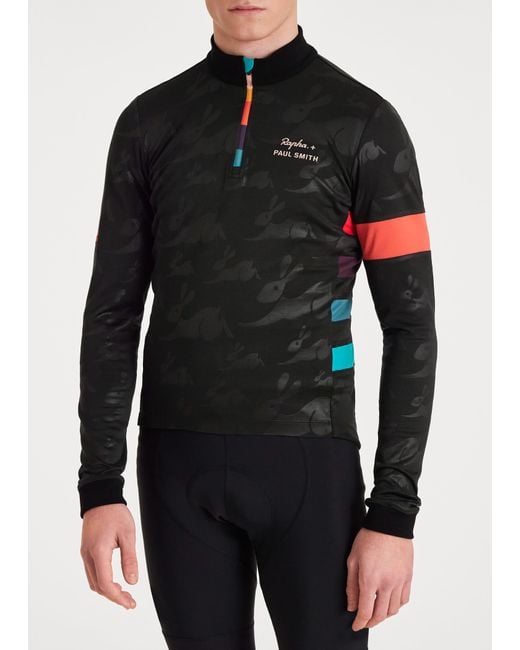 Paul Smith Black + Rapha - Men's Classic Long-sleeve Cycling Jersey for men