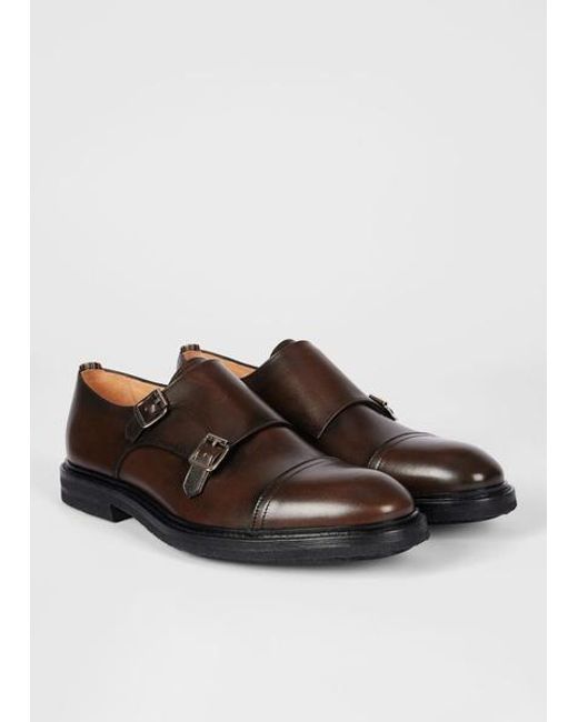 Paul Smith Brown 'Temple' Shoes for men