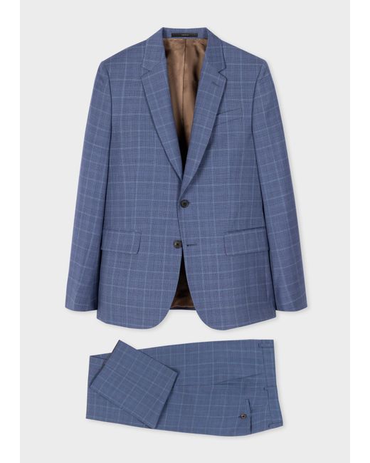 Paul Smith Blue Mens Tailored Fit 2btn Suit for men