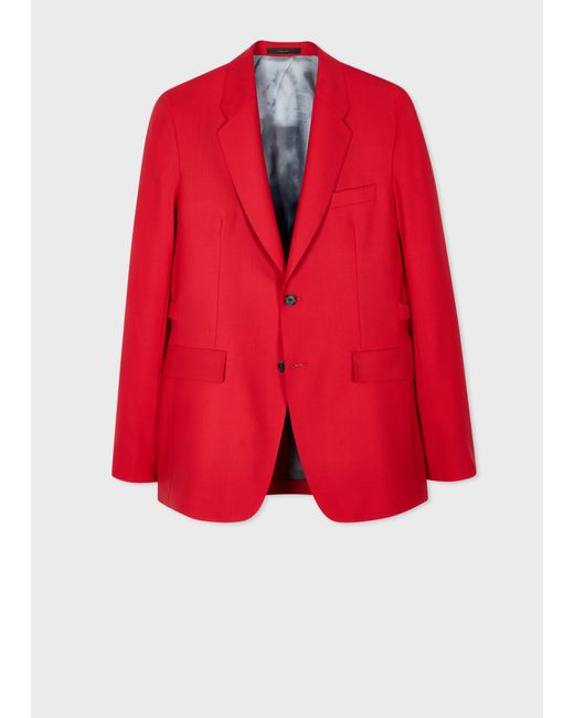 Paul Smith Red Mens 2 Button Jacket for men