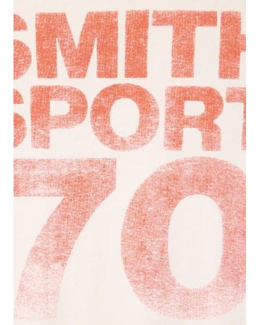 Paul Smith Pink 'Smith Sport' Print T-Shirt for men