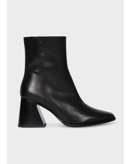 Paul Smith Black Leather 'Baylis' Boots