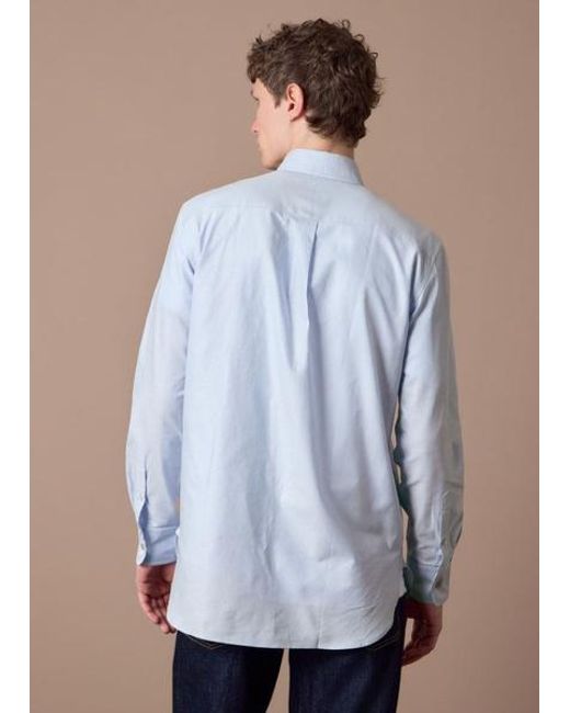Paul Smith Blue Oxford Cotton Shirt for men