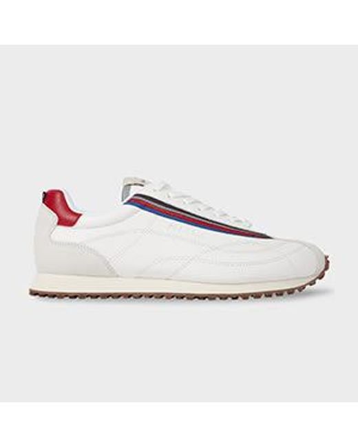 Paul Smith White 'Haskell' Trainers for men