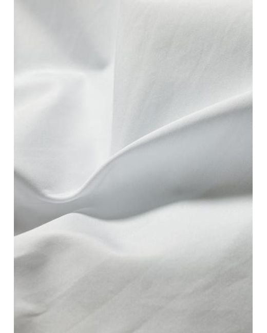 Paul Smith White Slim-Fit Cotton Poplin Shirt for men