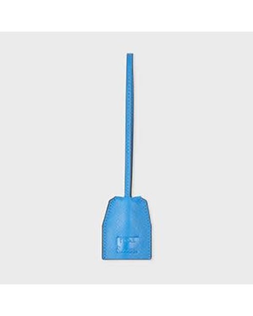 Paul Smith Blue Bright Leather Keyring for men